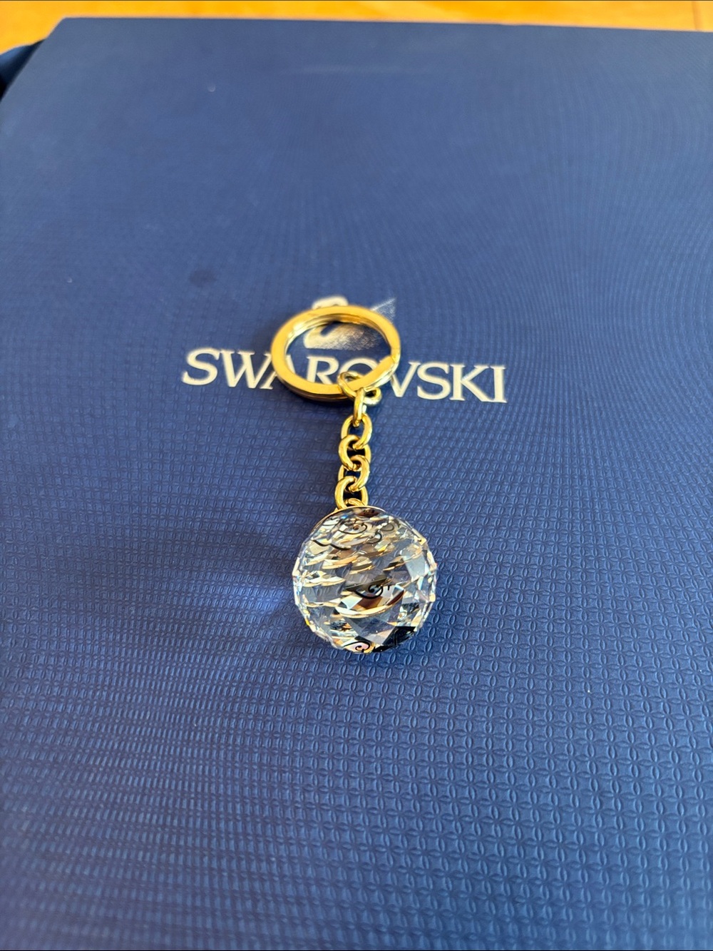 Swarovski Crystal Keychain w/box